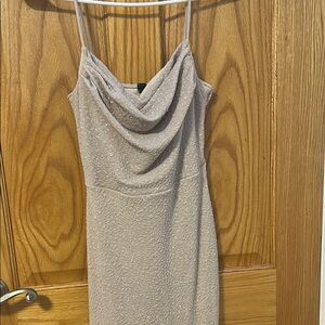 Windsor Gold Sleeveless Slip Maxi Dress